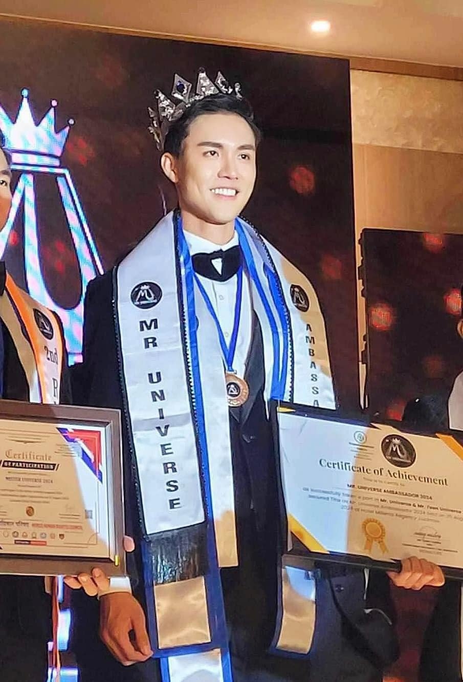 Local model wins Mr Universe Ambassador 2024